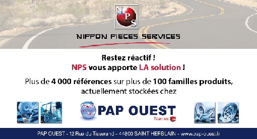 NPS EN STOCK CHEZ PAP OUEST